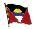Flaggenpin Antigua