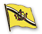 Flaggenpin Brunei