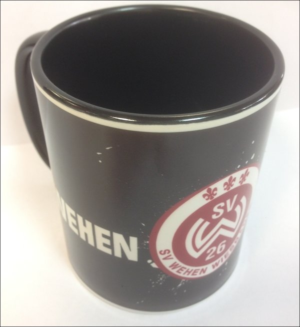 Wehen-Wiesbaden Kaffeetasse Logo Sprenkel