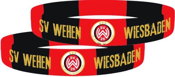 Wehen-Wiesbaden Silikonarmbänder, 2 Stück