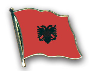 Flaggenpin Albanien