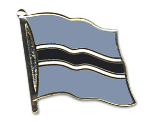 Flaggenpin Botsuana