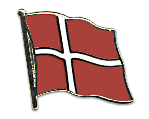 Flaggenpin Dänemark