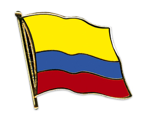 Flaggenpin Kolumbien