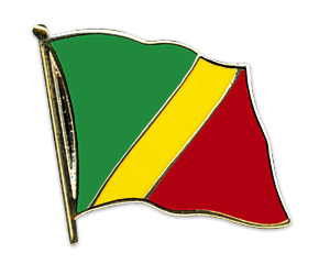 Flaggenpin Republik Kongo