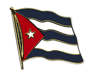 Flaggenpin Kuba