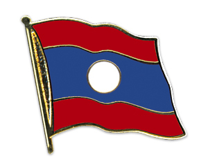 Flaggenpin Laos