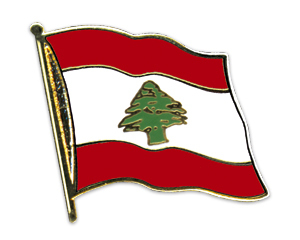 Flaggenpin Libanon