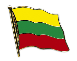 Flaggenpin Litauen