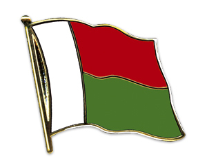 Flaggenpin Madagaskar