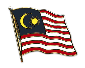 Flaggenpin Malaysia