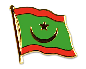 Flaggenpin Mauretanien