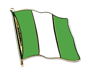 Flaggenpin Nigeria