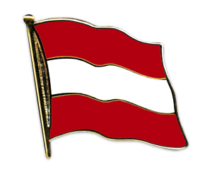 Flaggenpin Österreich