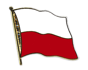 Flaggenpin Polen
