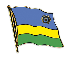Flaggenpin Ruanda