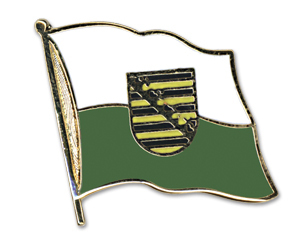 Flaggenpin Sachsen
