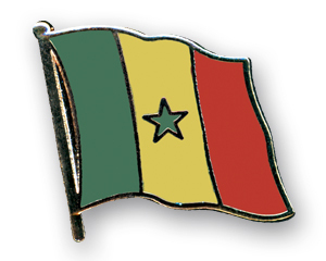 Flaggenpin Senegal