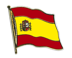 Flaggenpin Spanien
