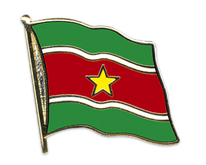 Flaggenpin Surinam