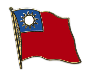 Flaggenpin Taiwan