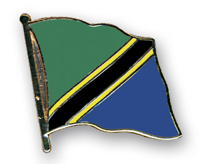 Flaggenpin Tansania