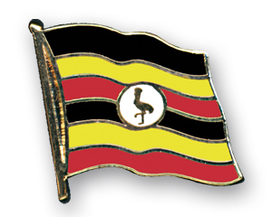 Flaggenpin Uganda
