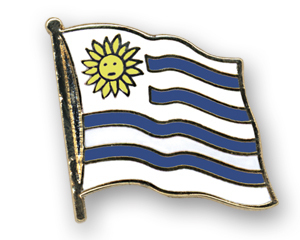 Flaggenpin Uruguay