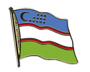 Flaggenpin Usbekistan