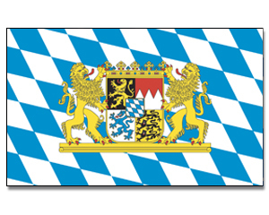 Landesfahne Bayern Wappen