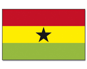 Landesfahne Ghana