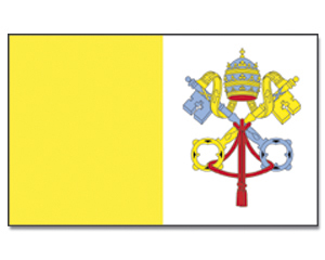 Landesfahne Vatikanstadt