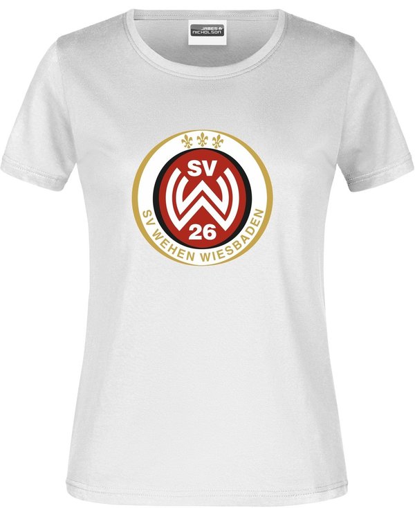 Wehen-Wiesbaden Damen LOGO T-Shirt bedruckt