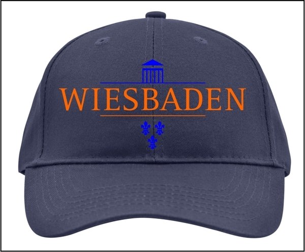 Wiesbaden Basecap bestickt, marineblau