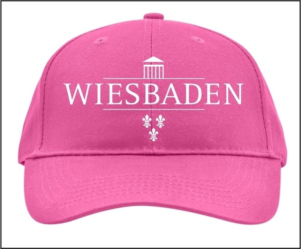 Wiesbaden Basecap bestickt, pink