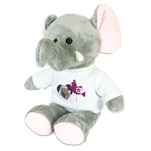 Elefant JUMBO mit bedrucktem T-Shirt