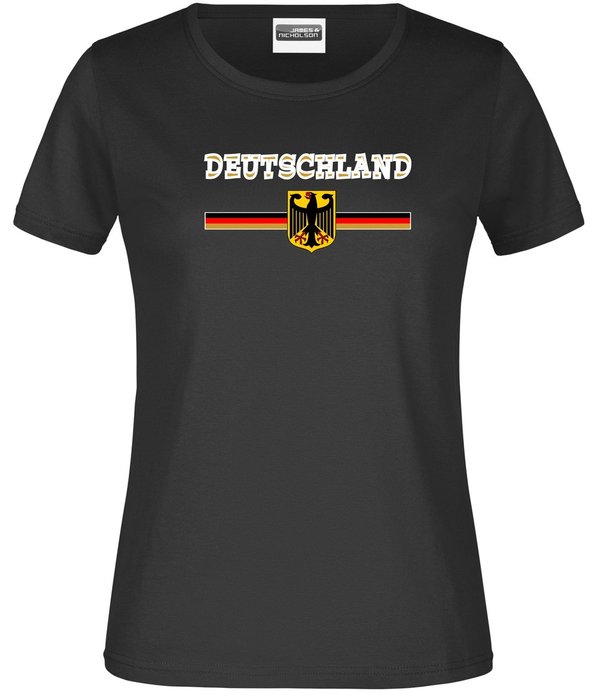 Deutschland T-Shirt Damen, bedruckt